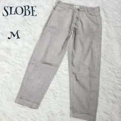 【スローブイエナ】綿100% クロップド コーデュロイ ワイドパンツ M 秋冬