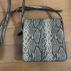 ヘビ柄ショルダーバッグ