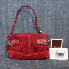 Coach SOHO Accessory Pouch Hand Bag Red