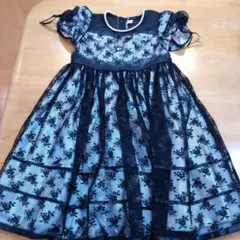 キッズ フォーマルドレス ブラック 100cmのサムネイル