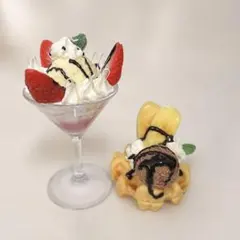 よこたん様専用。まいづる 食品サンプル フルーツパフェ実物大 未開封