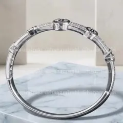 バングル　シルバーブレスレット　アクセサリー