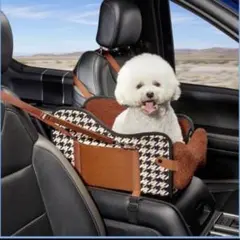 新品✨ ペット用ドライブボックス 犬猫兼用 車載ベッド 3wayのサムネイル