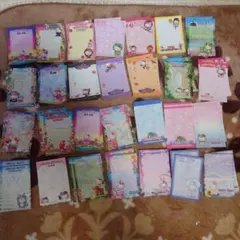 ハローキティバラミニ メモ帳セット 約56枚K