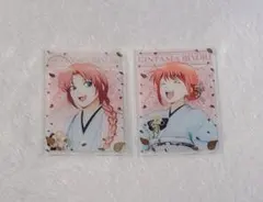 銀魂 神威 缶バッジ 箔押しアクリルカード HANABIYORI - メルカリ