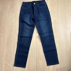しまむら ストレッチ デニムパンツ 濃紺 Sサイズのサムネイル