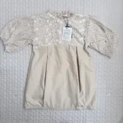 【新品】cottli 刺繍チュールワンピース　100㎝