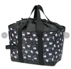 【最終値下げ】②ハローキティ　ゼブラ柄キティ　保冷トートバック　お買い物バック