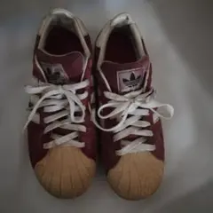 adidas スーパースター 赤　80s 古着　アメカジのサムネイル