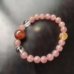 貴人天珠ビーズブレスレット16cm