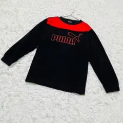 【プーマ】✨トレーナー✨ 子供用 クルーネック 黒 140