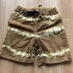 GRAMICCI ブラウン タイダイ ショートパンツ SM ブラウン
