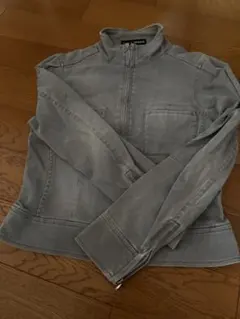 SHIPS グレー ジップアップジャケット