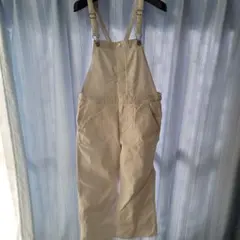 LOWRYS FARM ベージュ サロペット