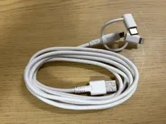 3in1変換式USBケーブル 2.0m LH315LSC20W 多摩電子工業