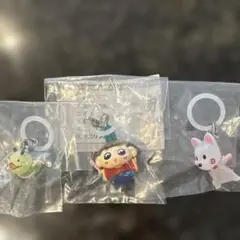 おじゃる丸　めじるしアクセサリー　ガチャガチャ　3点セット