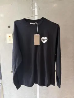 【未使用】Carhartt WIP 長袖カットソー ハートロゴ ブラックのサムネイル