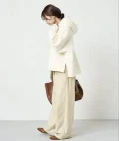 土日SALE！FREAK'S STORE ダンボールスウェットパーカー／ホワイト