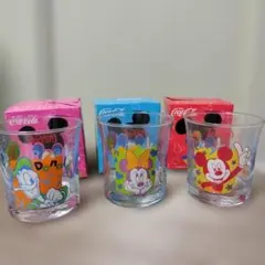 Coca-Cola ミッキーマウス グラス 3個セット