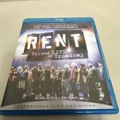 RENT レント ライヴ・オン・ブロードウェイBlu-ray