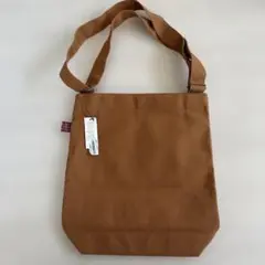 ブラウン キャンバストートバッグ