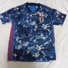 L サイズ・サッカー日本代表風 プラクティスシャツ パンツ上下セット