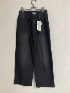 ハニーズ　Honeys デニムワイドパンツ　Ｓサイズ　股下73cmのサムネイル