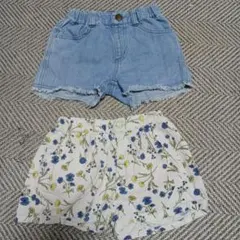 ブランシェス　110 ショートパンツ　　２枚セット