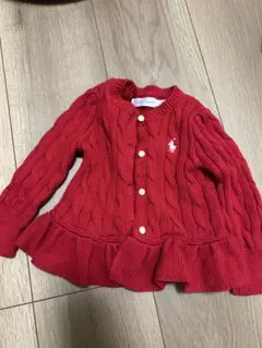 Ralph Lauren レッド カーディガン