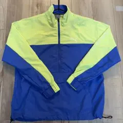 未使用　PUMA ナイロンジャケット ハーフジップ バイカラー　Mサイズ