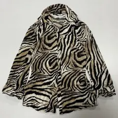 W*y様 00s y2k CavariA 虎柄 ワイヤーシャツ 平成 お兄系 ロ