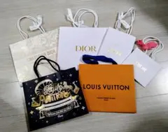 DIOR / Louis Vuitton 紙袋ショッパー まとめ売り6点/未使用