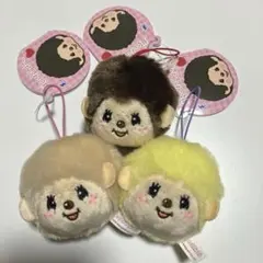 モンチッチ　フェイスマスコット　3体セット