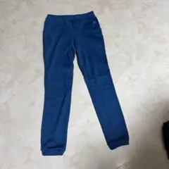 青いレギンス ウエストゴム付き