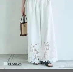 レースツイルストレートパンツ web限定商品 - メルカリ