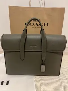 新品未使用50%オフ半額コーチcoachビジネスバッグA4サイズショルダートート