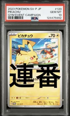 PSA 正規品 連番 ポケモンカード ピカチュウ まとめ売り PSA6鑑定済〕ピカチュウ【P】{224/SM-P}