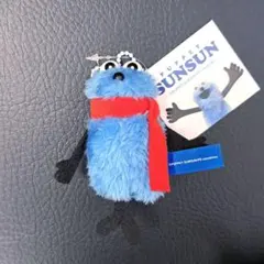 パペットスンスン ぬいぐるみマスコット winter マフラー 赤