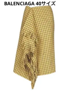【新品】バレンシアガ スカートアシメトリーBALENCIAGA フリンジスカート