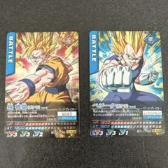 ドラゴンボール　データカードダス　孫悟空(ポタラ)ベジータ(ポタラ) ③