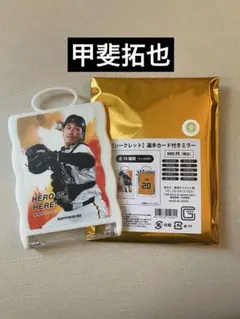 読売ジャイアンツ シークレット選手カード付きミラー 甲斐拓也