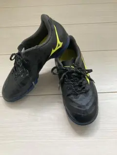 Mizuno 21.5cmサッカートレーニングシューズ 黒/黄色