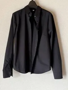 ユニクロ　長袖シャツ　黒い長袖シャツ Lサイズ　レディース