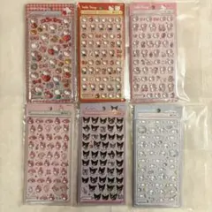 【国内正規品】サンリオ　ミニ　第二弾　ボンボンドロップシール　6枚セット