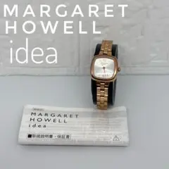マーガレットハウエル idea 腕時計 アイデア　スクエア　ゴールド 人気
