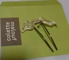 colette malouf ヘアピン ワイヤーフラワー シャンパンゴールドのサムネイル