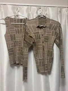 PLEATS PLEASE ノースリーブワンピース 23SS CROSSROAD - メルカリ