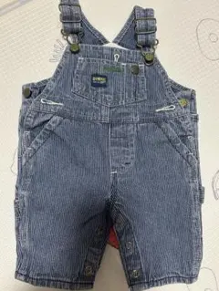 OshKosh B'gosh ヒッコリー オーバーオール 0-3ヶ月のサムネイル