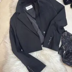 FRAY I.D ブラック テーラードジャケット