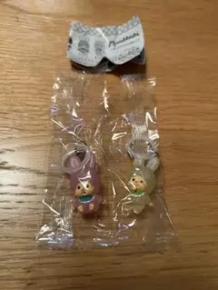 モンチッチ　めじるしアクセサリー2　チムたん　イエロー ピンク